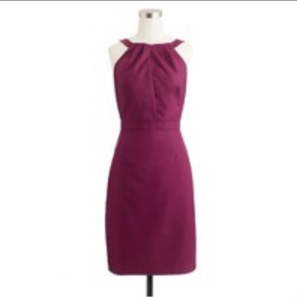 👗NEW 8 JCrew MAREN short dress bridesmaid formal purple Cotton Medium Cocktail - Picture 2 of 4